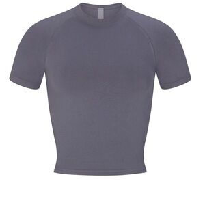 Skims New Vintage CROPPED RAGLAN HIGH NECK T-SHIRT